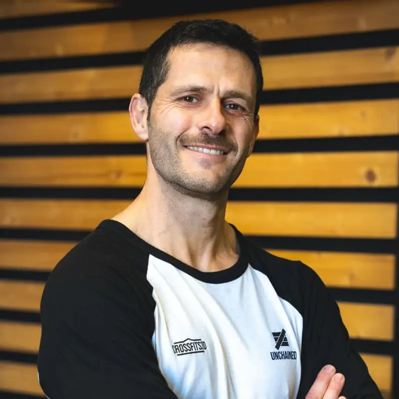 Retrat de Enric, de l'equip de coaches de CrossFit SJD